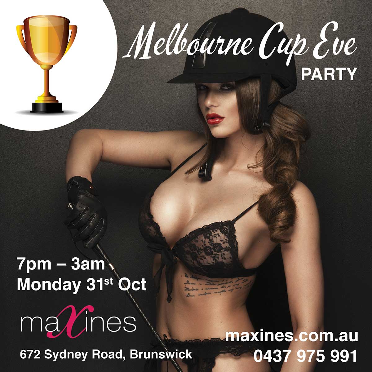 Melbourne Cup Eve Party at Maxines