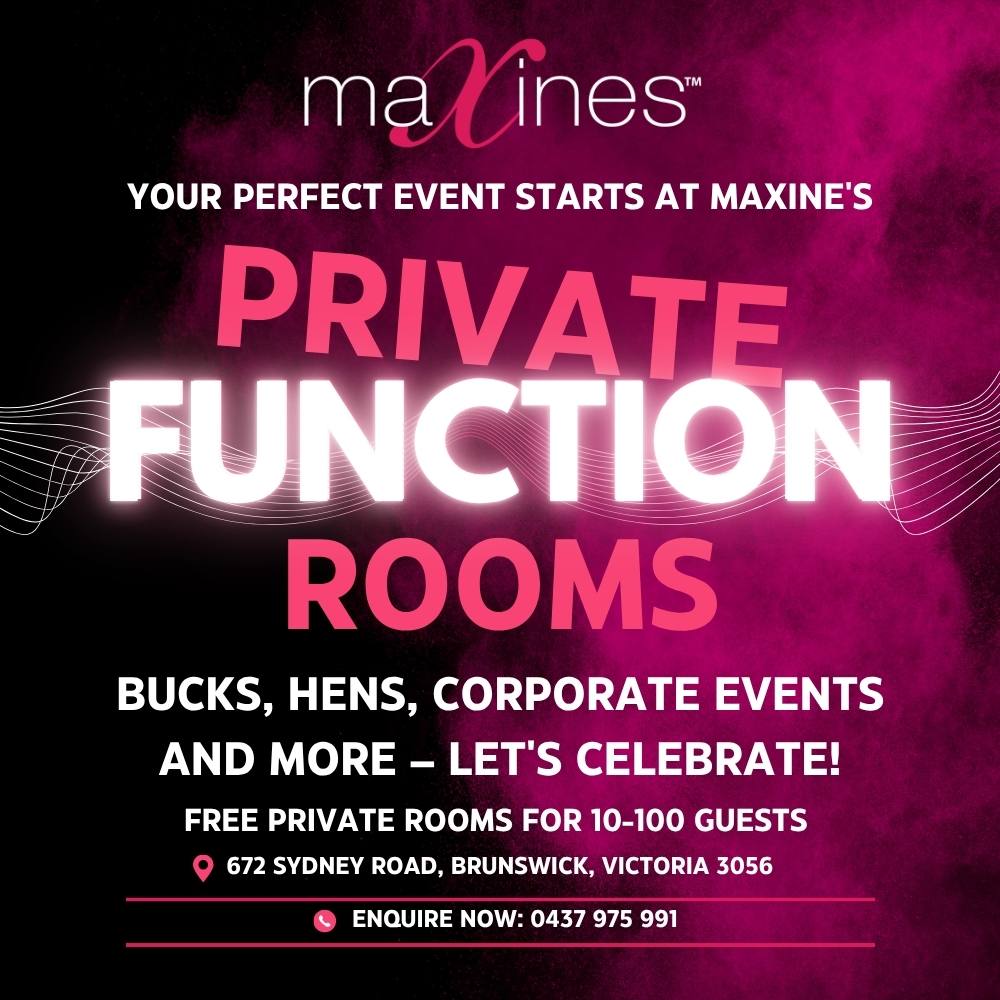 Host your private event at Maxine's